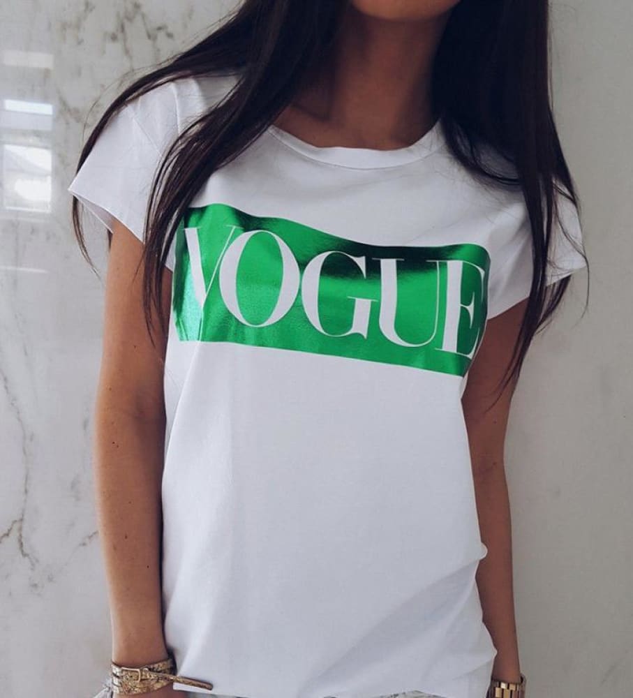 3D Printed Women's T-Shirts Golden Vogue - ELECTRONICS-HEAVEN