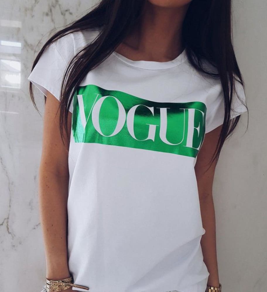 3D Printed Women's T-Shirts Golden Vogue - ELECTRONICS-HEAVEN