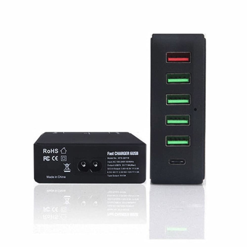 6-Port 60W USB Charging Station - ELECTRONICS-HEAVEN