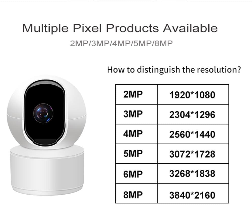 8MP/4K Wireless IP Camera Intelligent Auto Tracking Home Security Surveillance CCTV Network Wifi Camera 2MP Baby Monitor - ELECTRONICS-HEAVEN