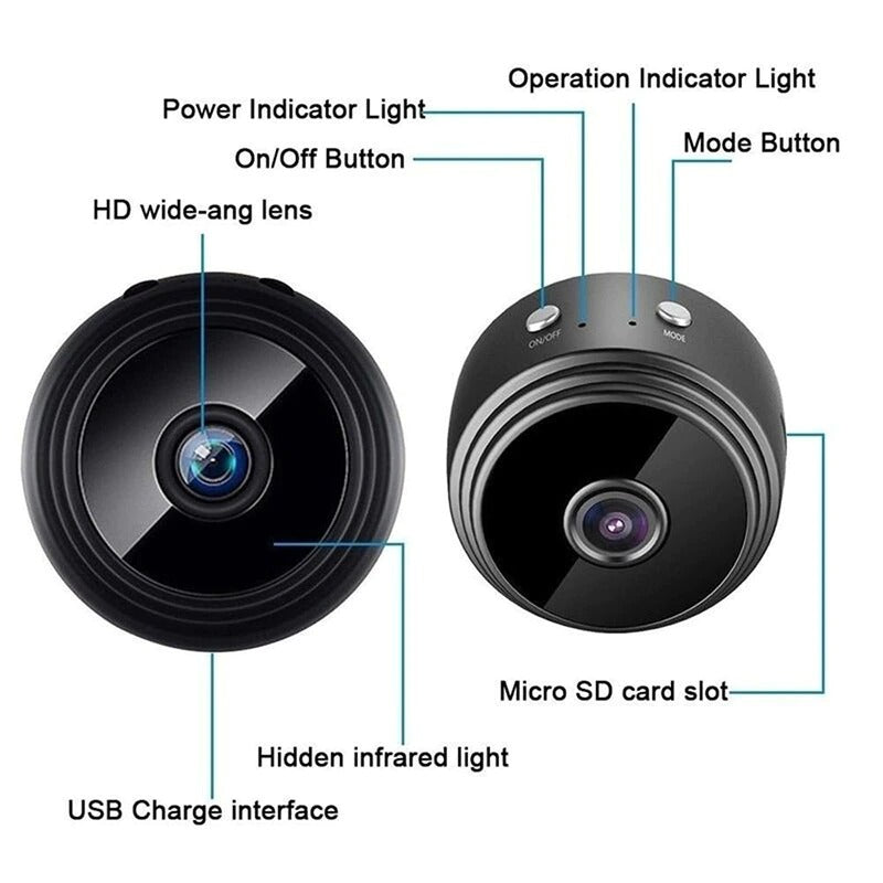 1080p HD Magnetic Wifi Camera