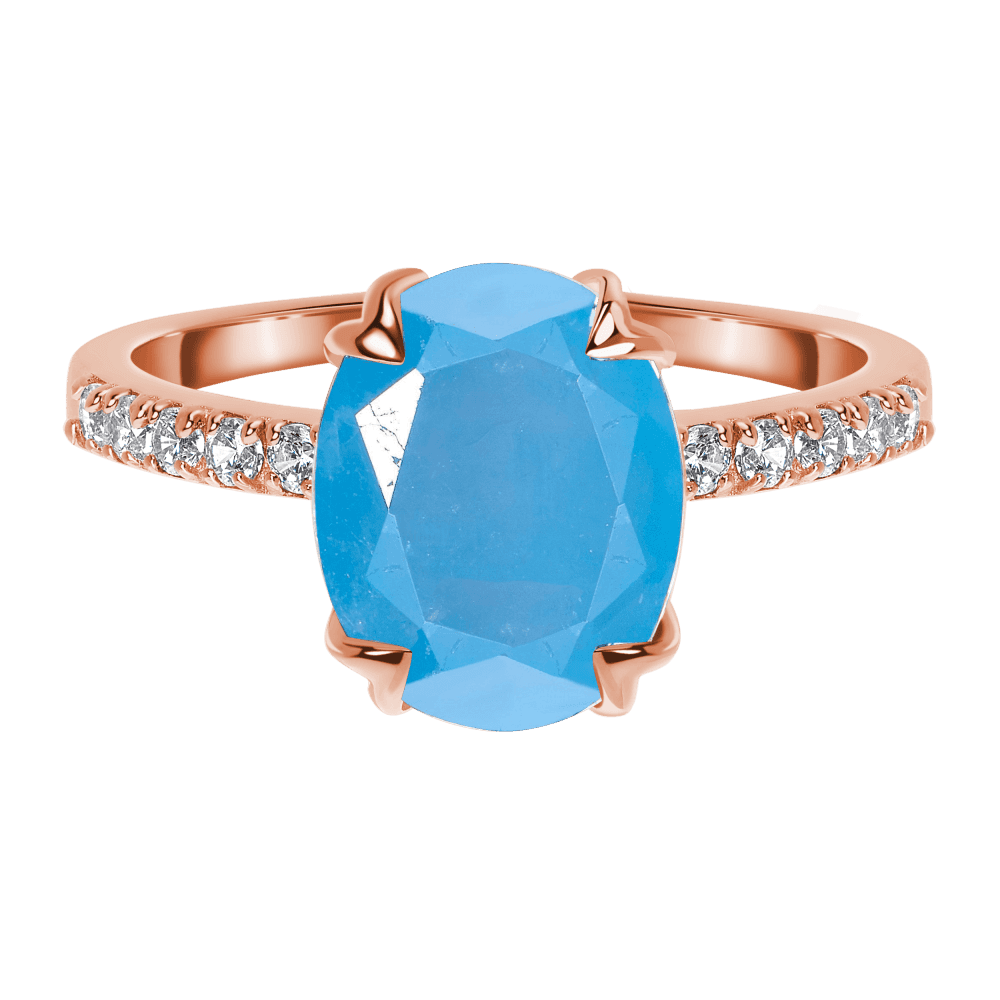 Aquamarine ring - harlow - aquamarine ring