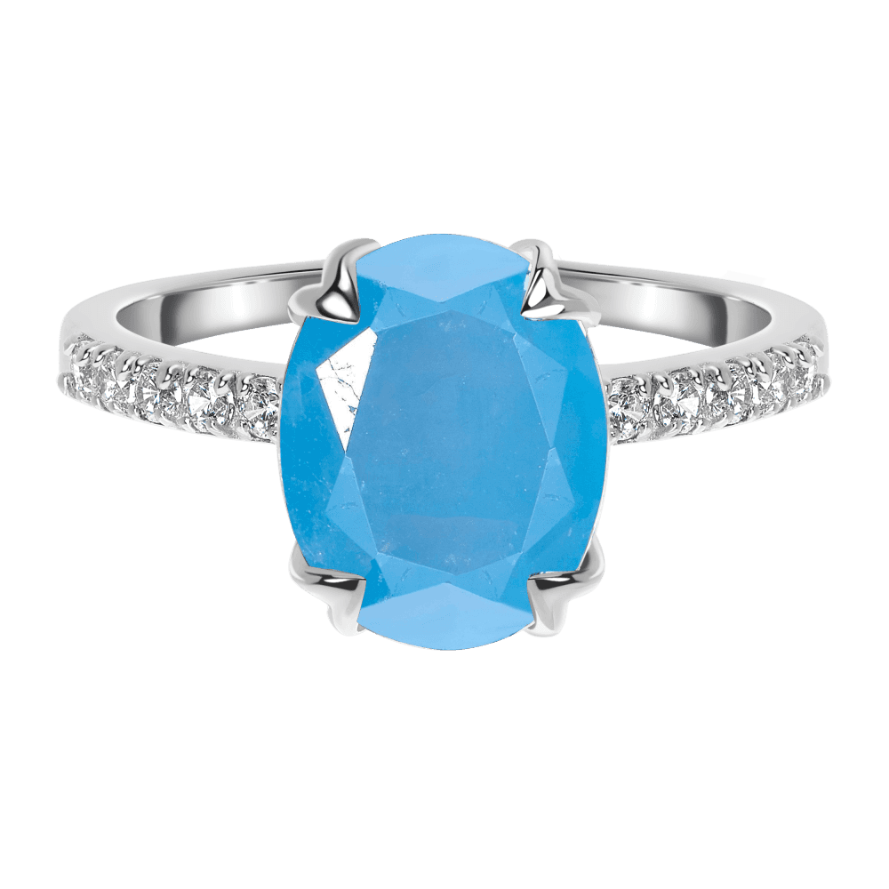 Aquamarine ring - harlow - aquamarine ring