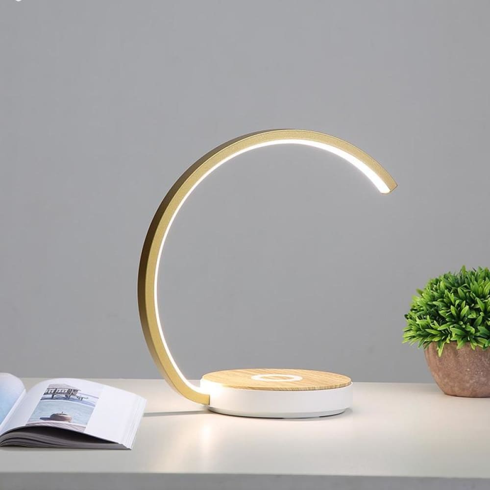 Beautiful Stylish Wireless Qi Charging Table Lamp - lamp