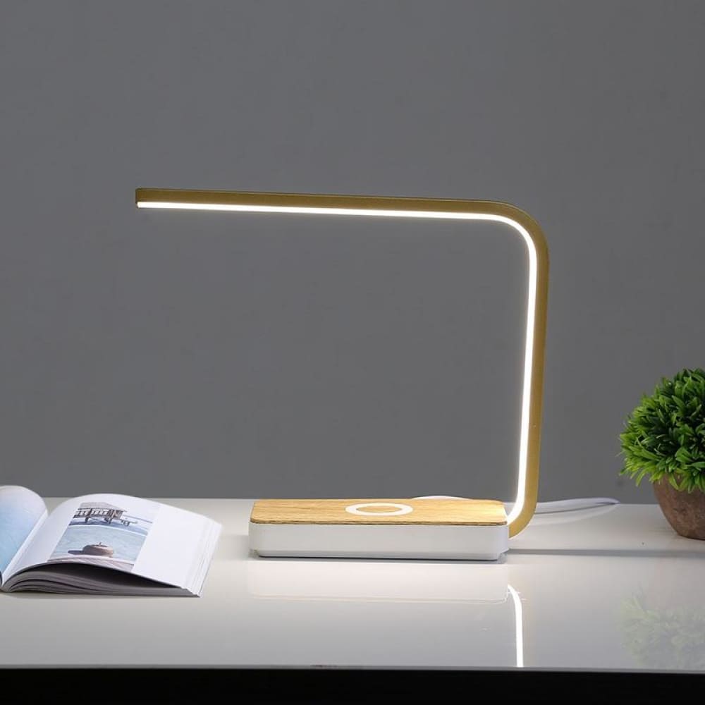 Beautiful Stylish Wireless Qi Charging Table Lamp - lamp