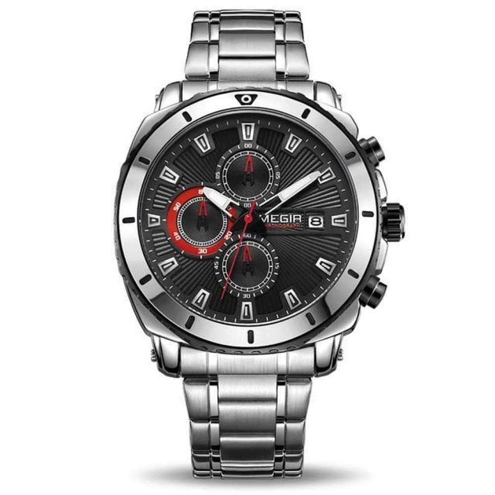 Bigoza Stainless Steel Gents Watch - Black