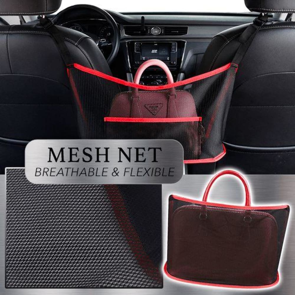 Car net pocket handbag holder - car