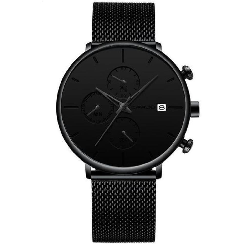 Cazonia Dress Minimalist Watch - Black