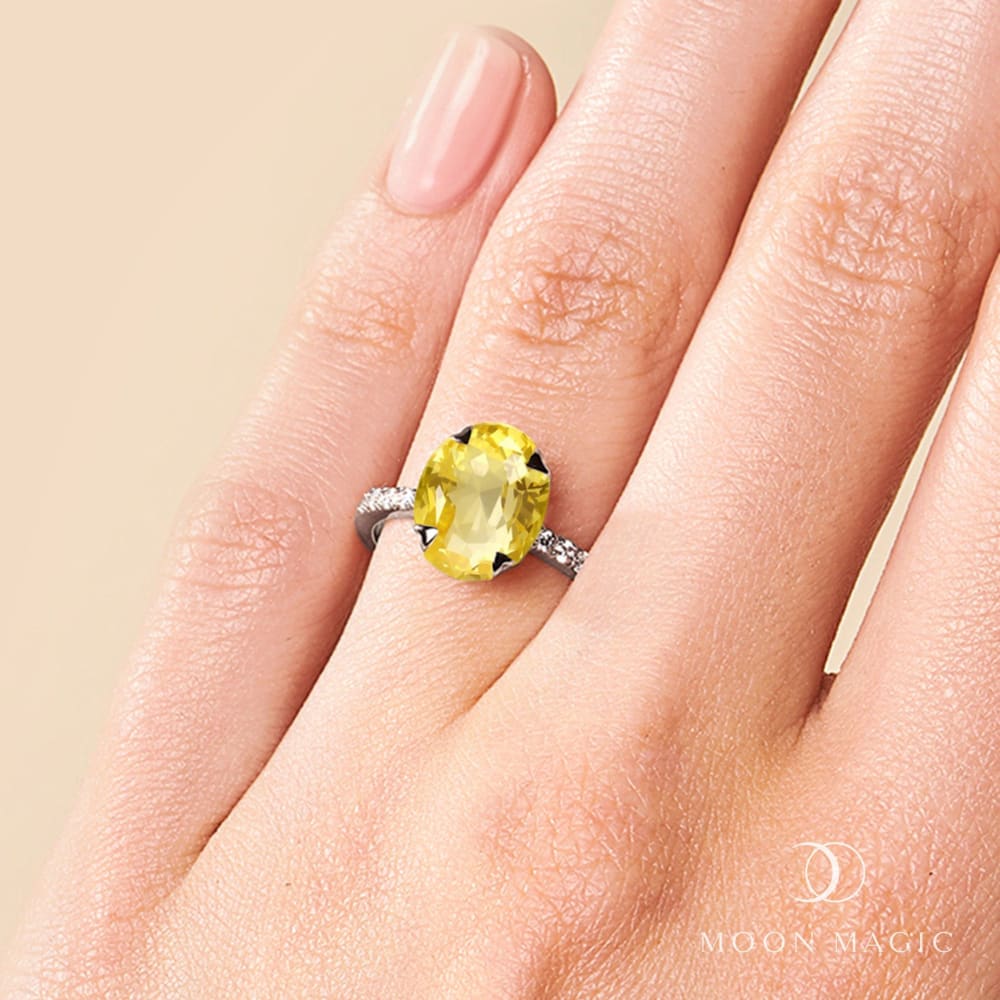 Citrine ring - harlow - citrine ring