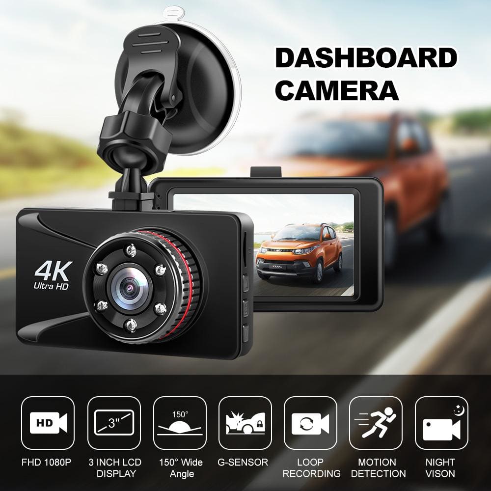 Dashcam Camera For Car, 1080P + Night Vision Dashcam Camera For Car ELECTRONICS-HEAVEN 