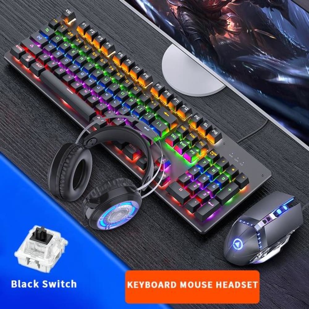 Desktop Keyboard + Mouse And Headphones. (FREE SHIPPING) - ELECTRONICS-HEAVEN