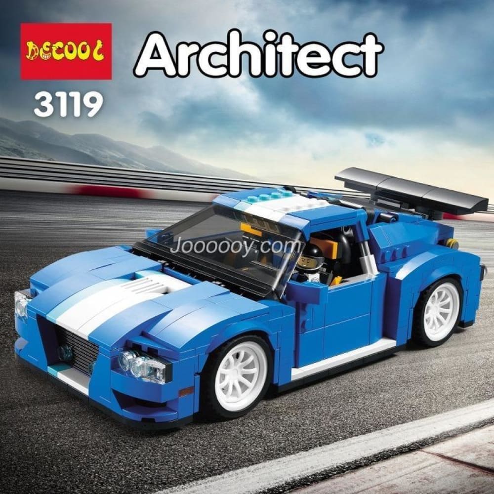 Desool 3119 turbo track racer car 3 in 1