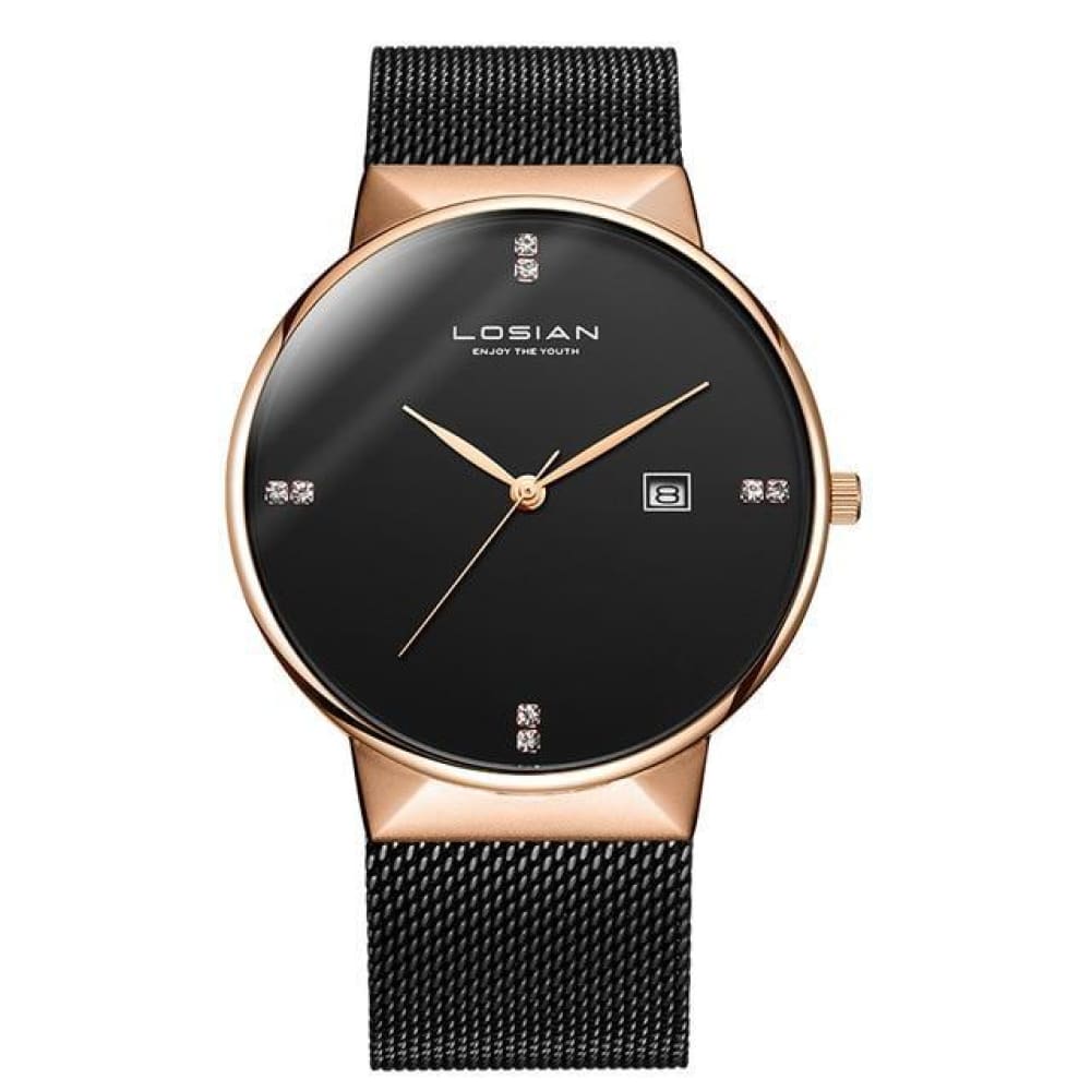 Diamond Men’s Minimalist Watch