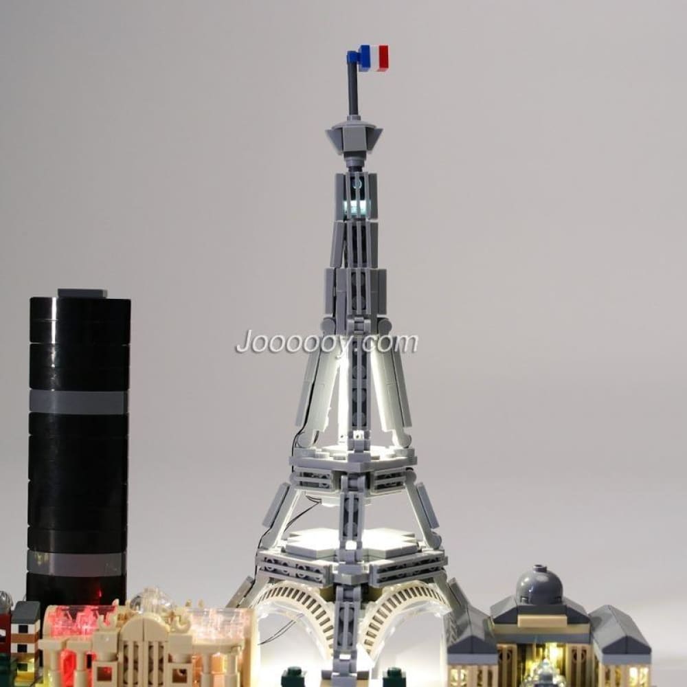 Diy led light up kit for architecture skyline paris 21044