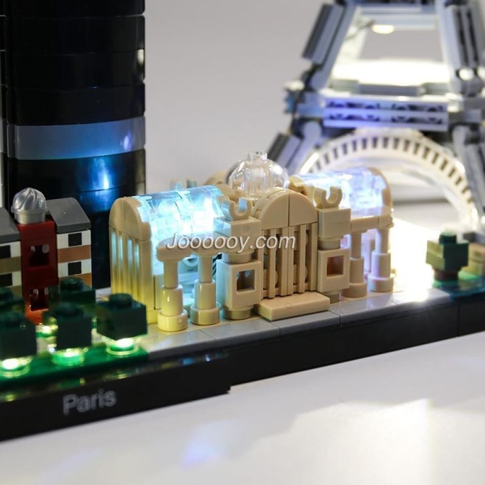 Diy led light up kit for architecture skyline paris 21044