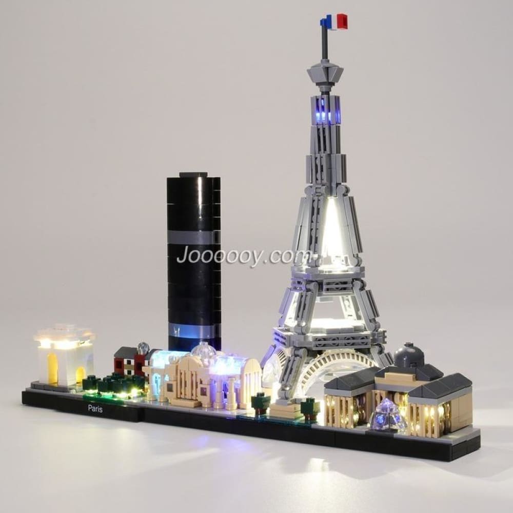 Diy led light up kit for architecture skyline paris 21044