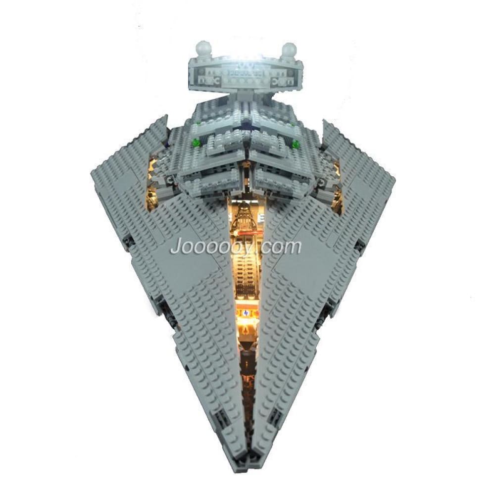 Diy led light up kit for imperial star destroyer 75055