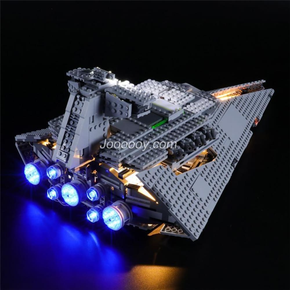 Diy led light up kit for imperial star destroyer 75055