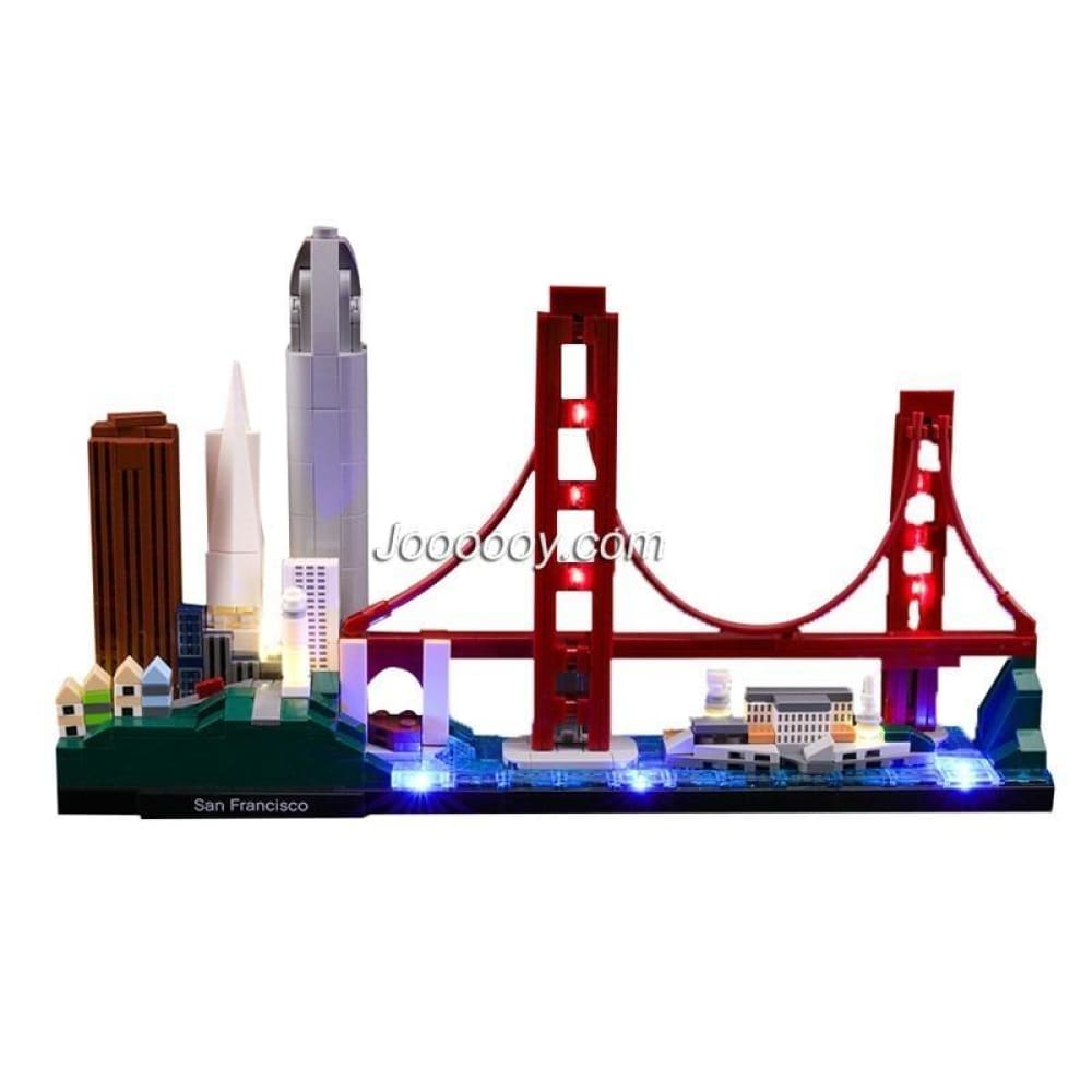 Diy led light up kit for san francisco architecture 21043