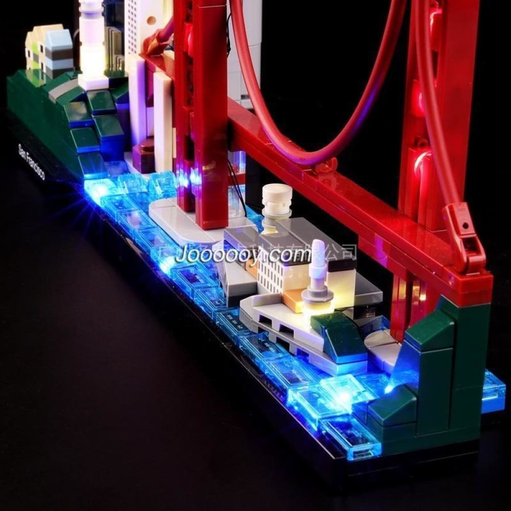 Diy led light up kit for san francisco architecture 21043