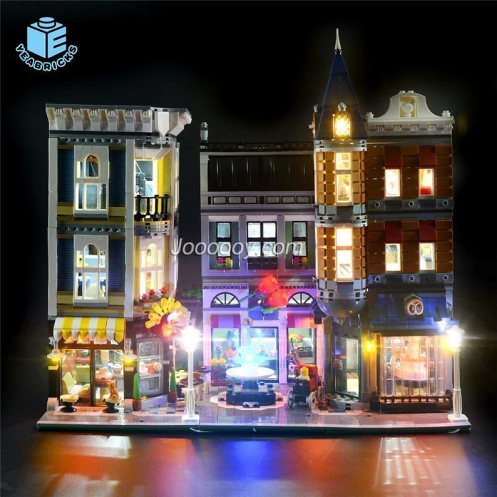 Diy led light up kit for the assembly square 10255