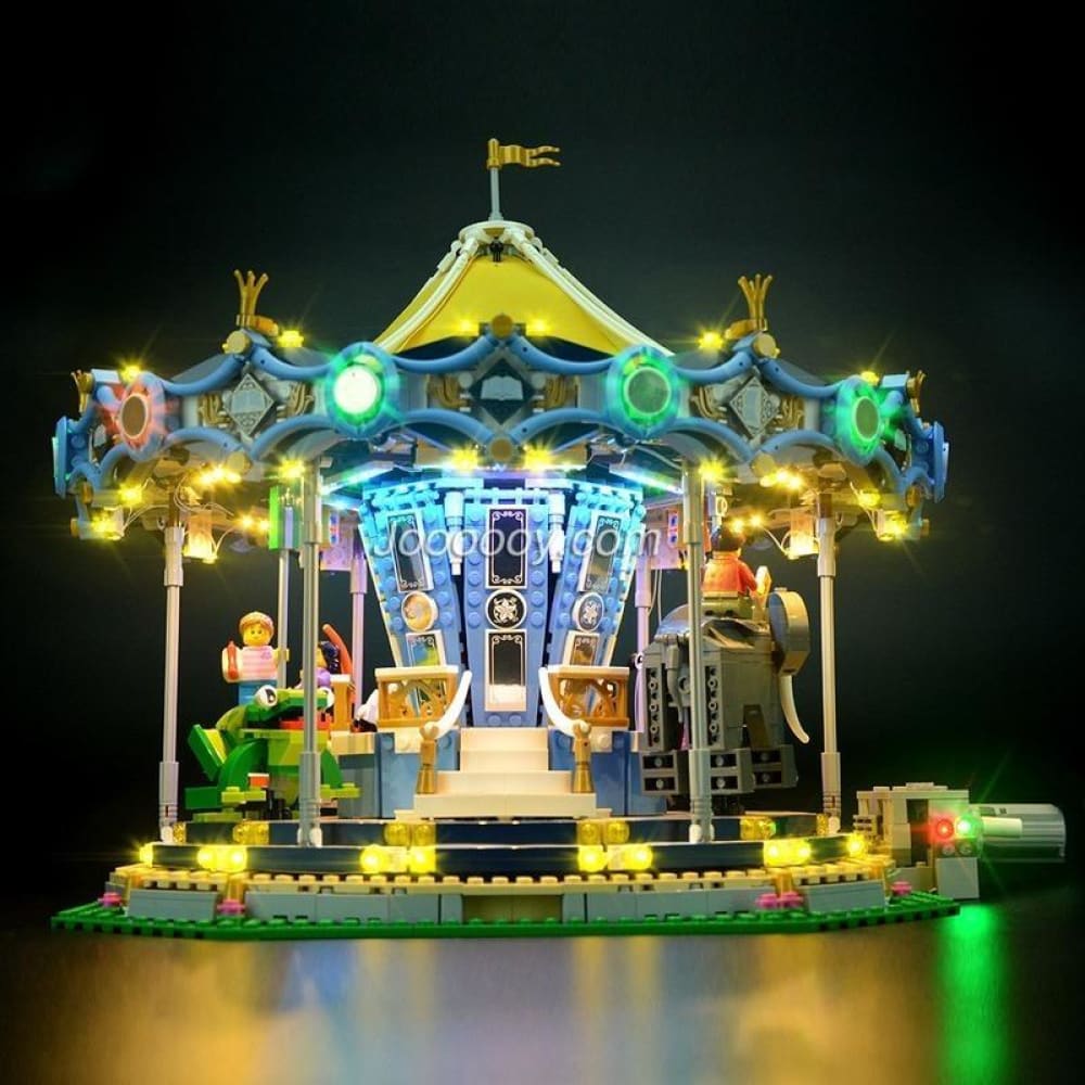 Diy led light up kit for the new carousel set 10257