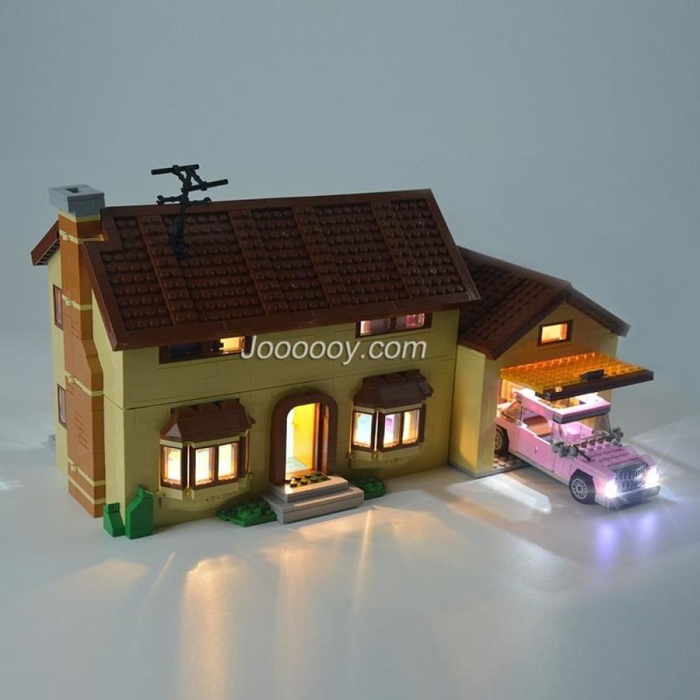 Diy led light up kit for the simpsons house 71006