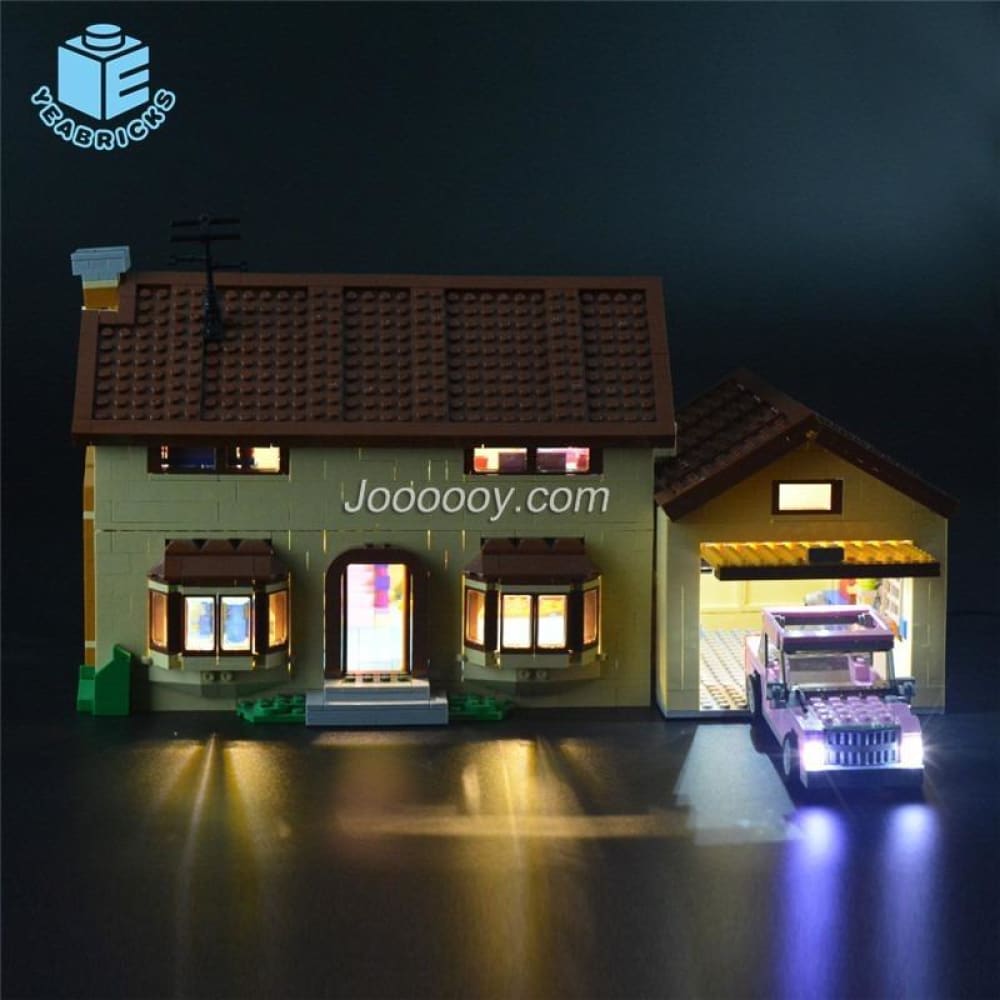 Diy led light up kit for the simpsons house 71006