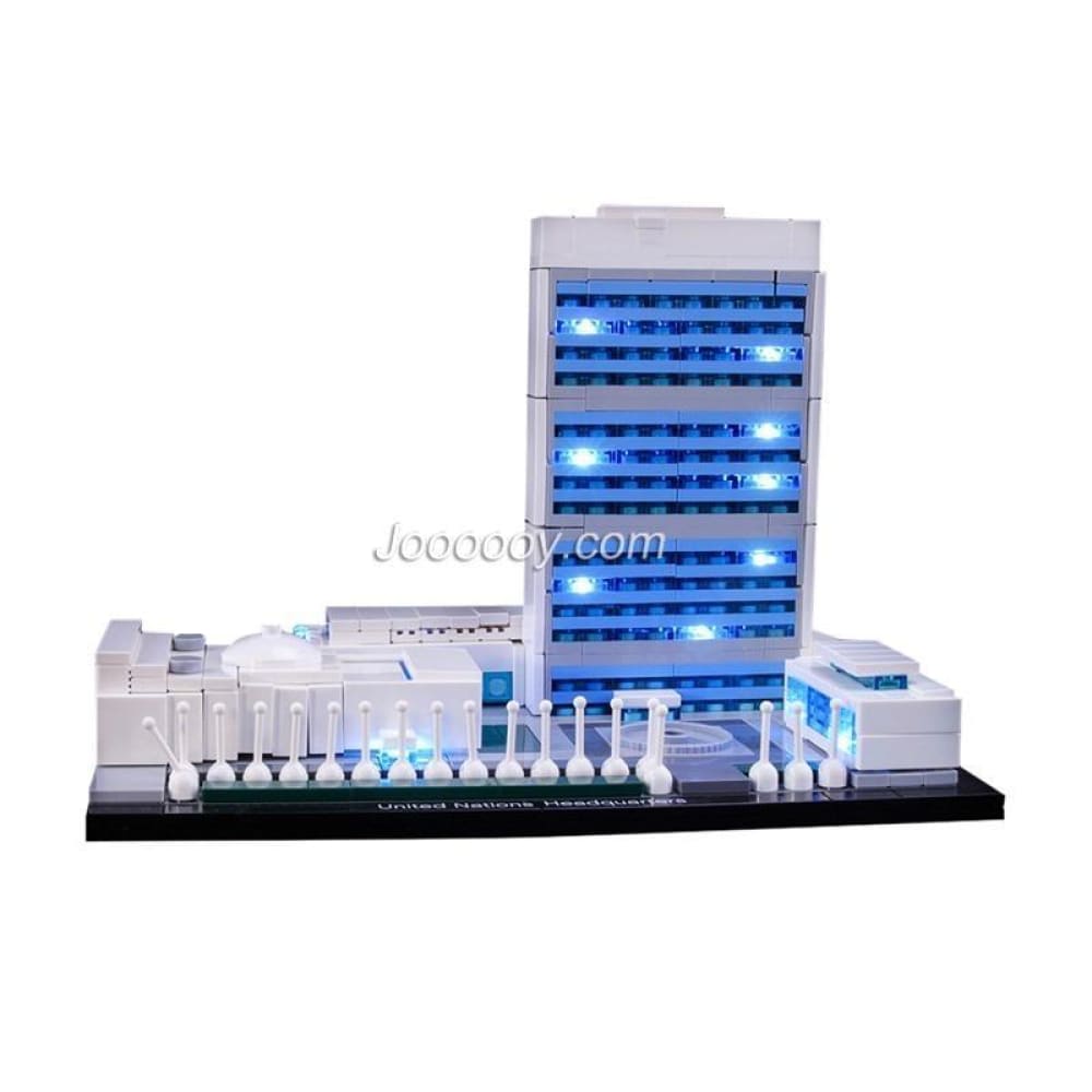 Diy led light up kit for united nations headquarters 