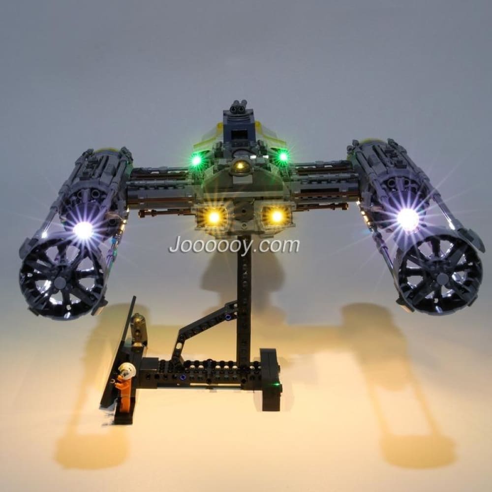 Diy led light up kit for y-wing starfighter 75181