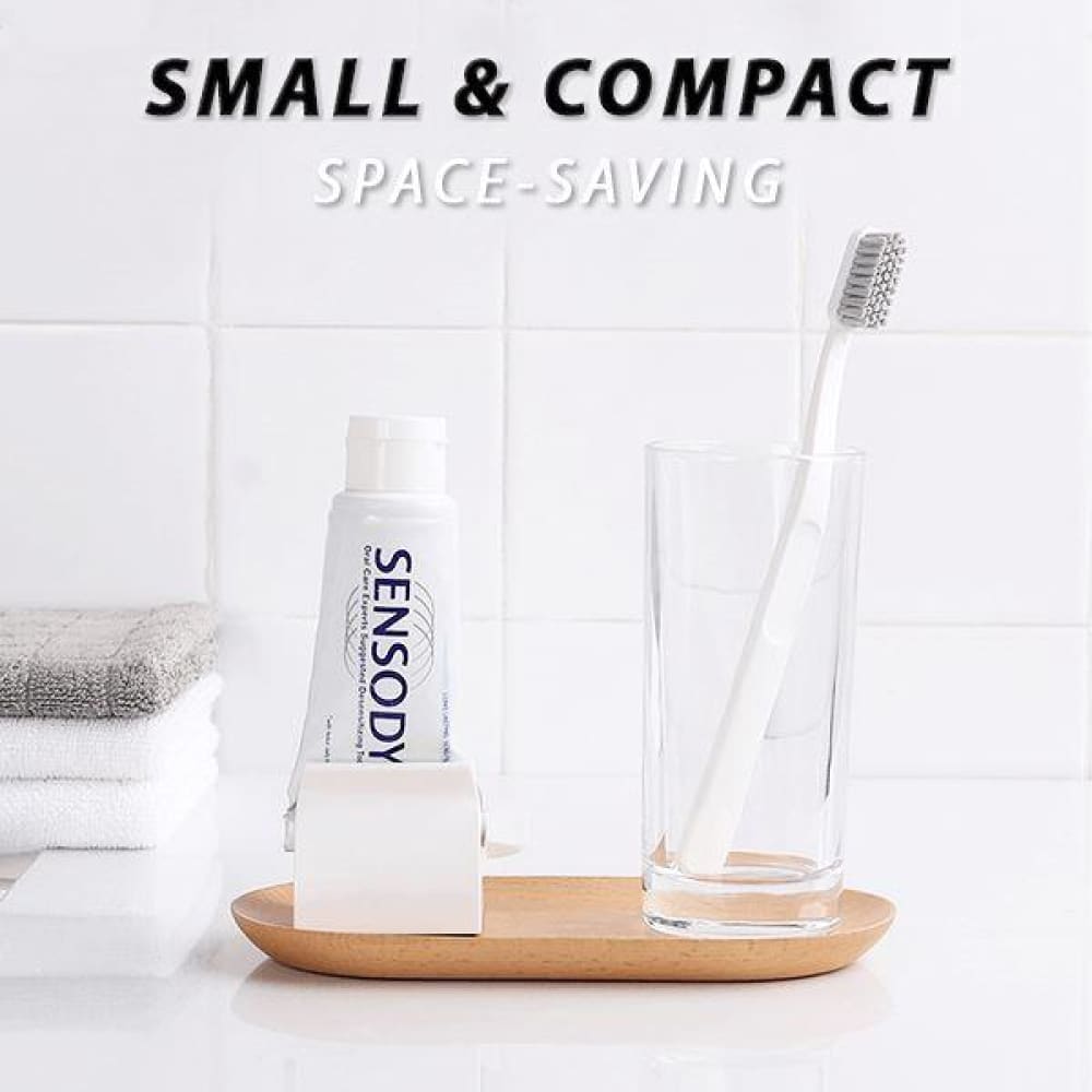 Easy-squeeze toothpaste holder - home storage & organization