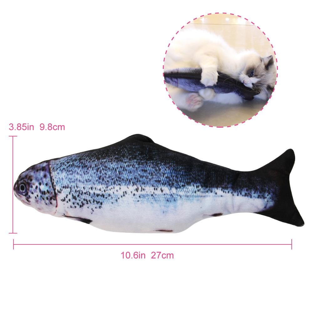 Electronic pet cat toy electric usb charging simulation fish