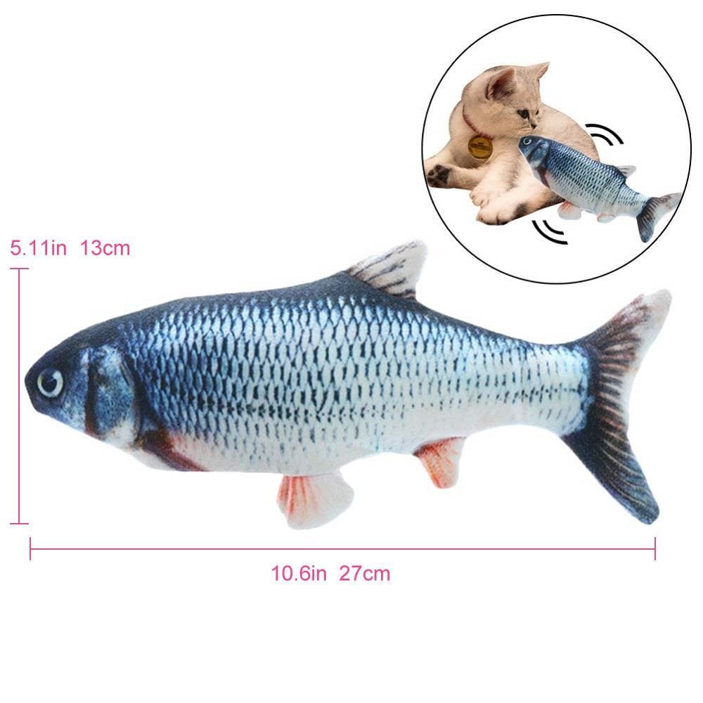 Electronic pet cat toy electric usb charging simulation fish