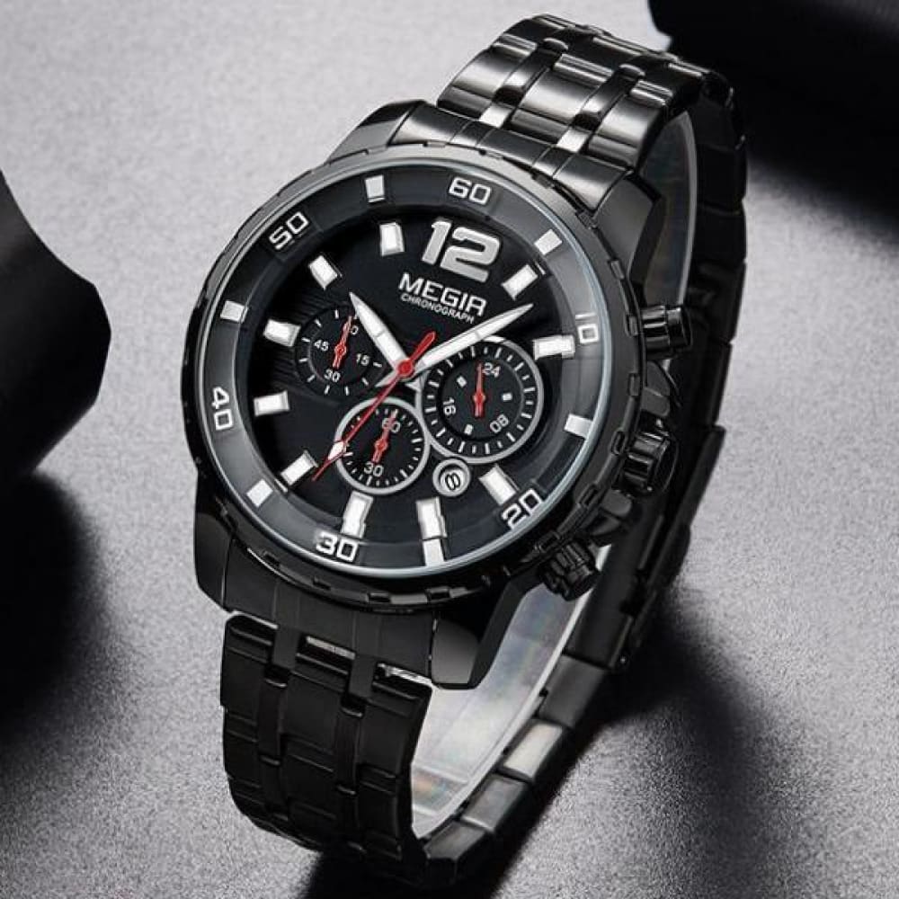 Epic Stainless Steel Chronograph Watch