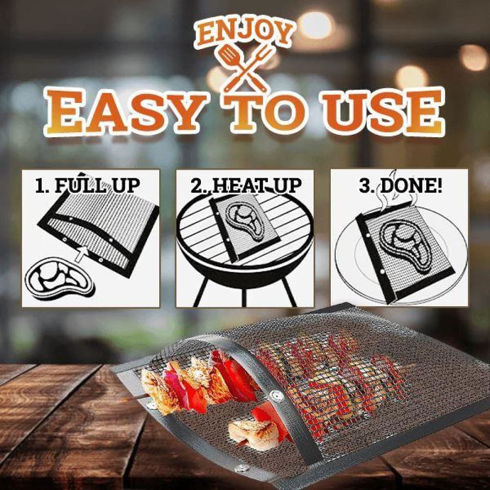 Extra-touch grilling mesh bags - kitchen