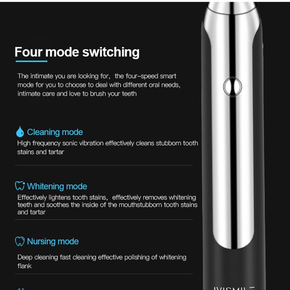 High Quality Electric Rechargeable Sonic toothbrush With 4 Cleaning Modes - ELECTRONICS-HEAVEN