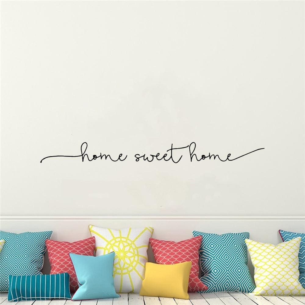 Home sweet home wall sticker