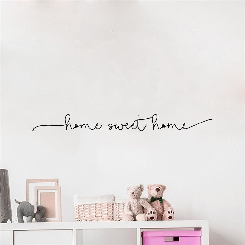 Home sweet home wall sticker