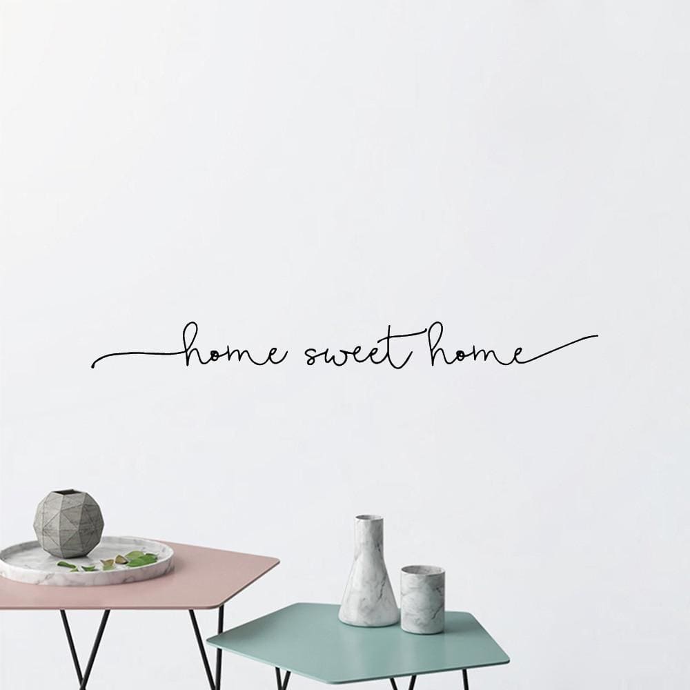 Home sweet home wall sticker