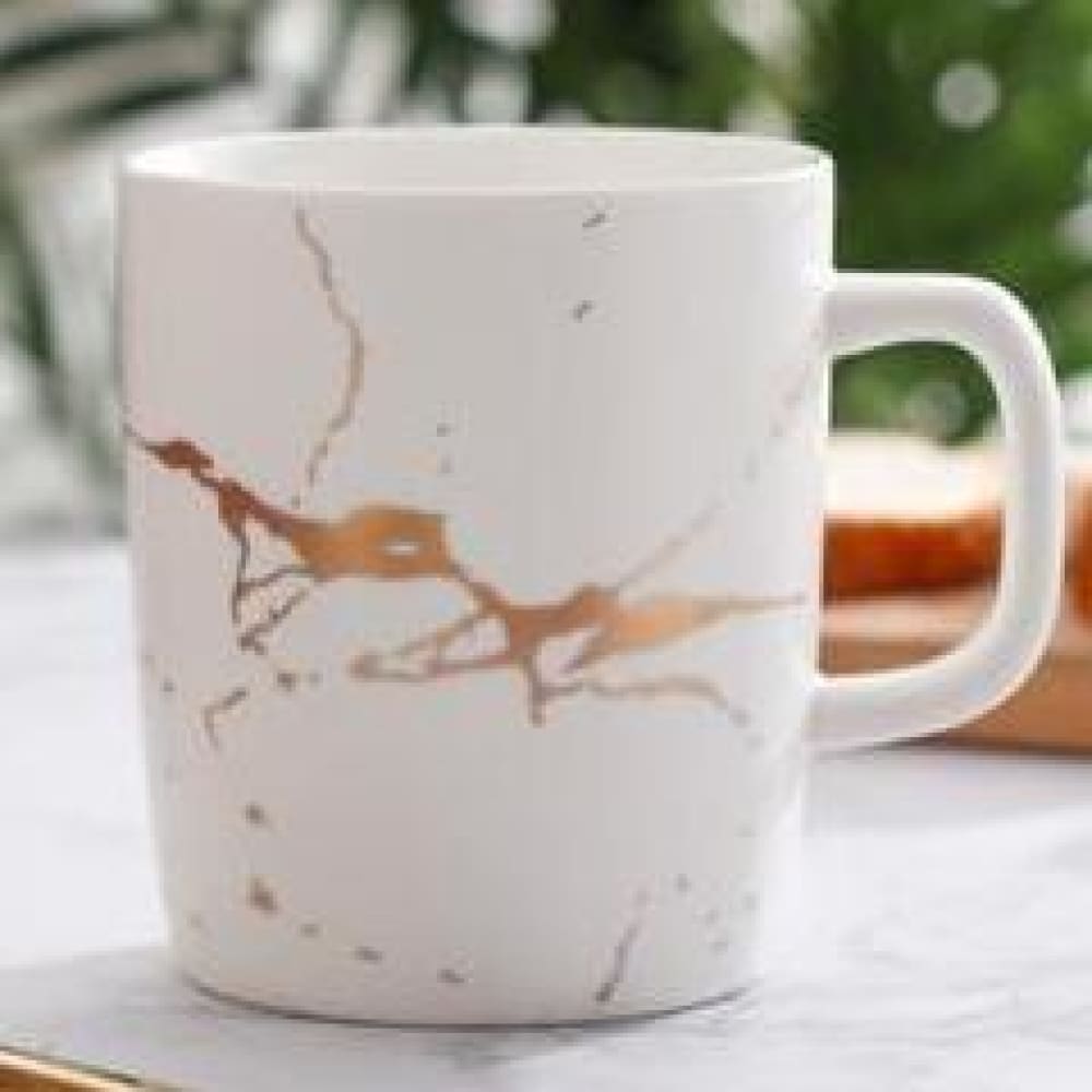 Lightning mug - white thunder - mug