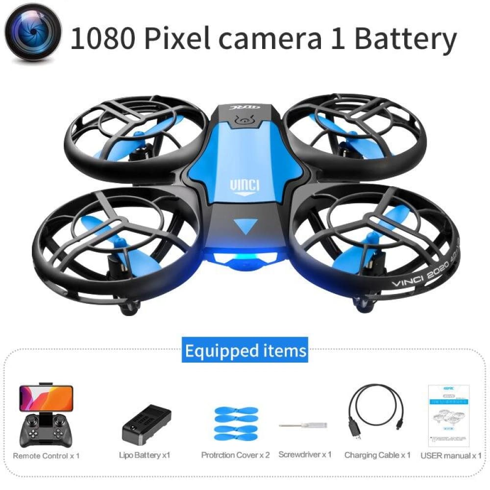 Mini Drone 4K 1080P HD Camera WiFi Fpv Quadcopter - 1080P 