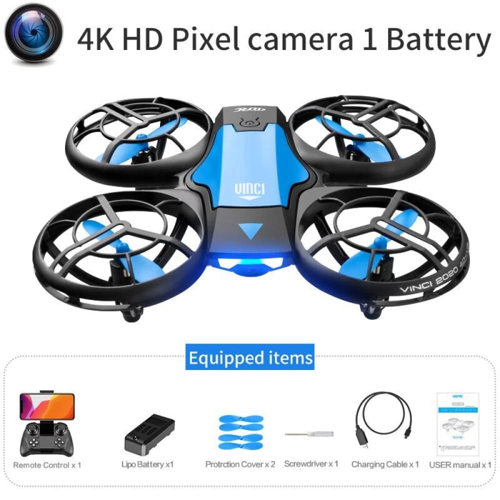 Mini Drone 4K 1080P HD Camera WiFi Fpv Quadcopter - 4K HD 