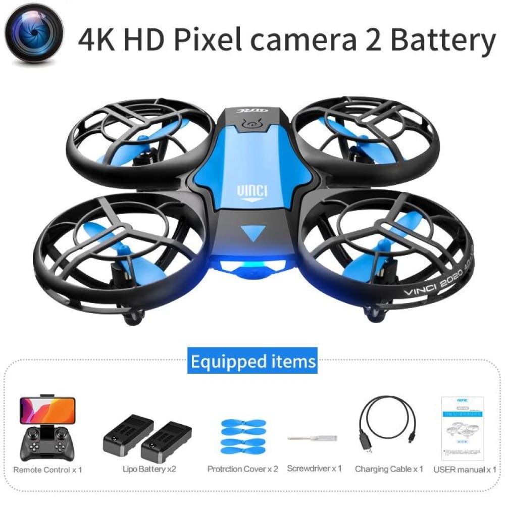 Mini Drone 4K 1080P HD Camera WiFi Fpv Quadcopter - 4K HD 