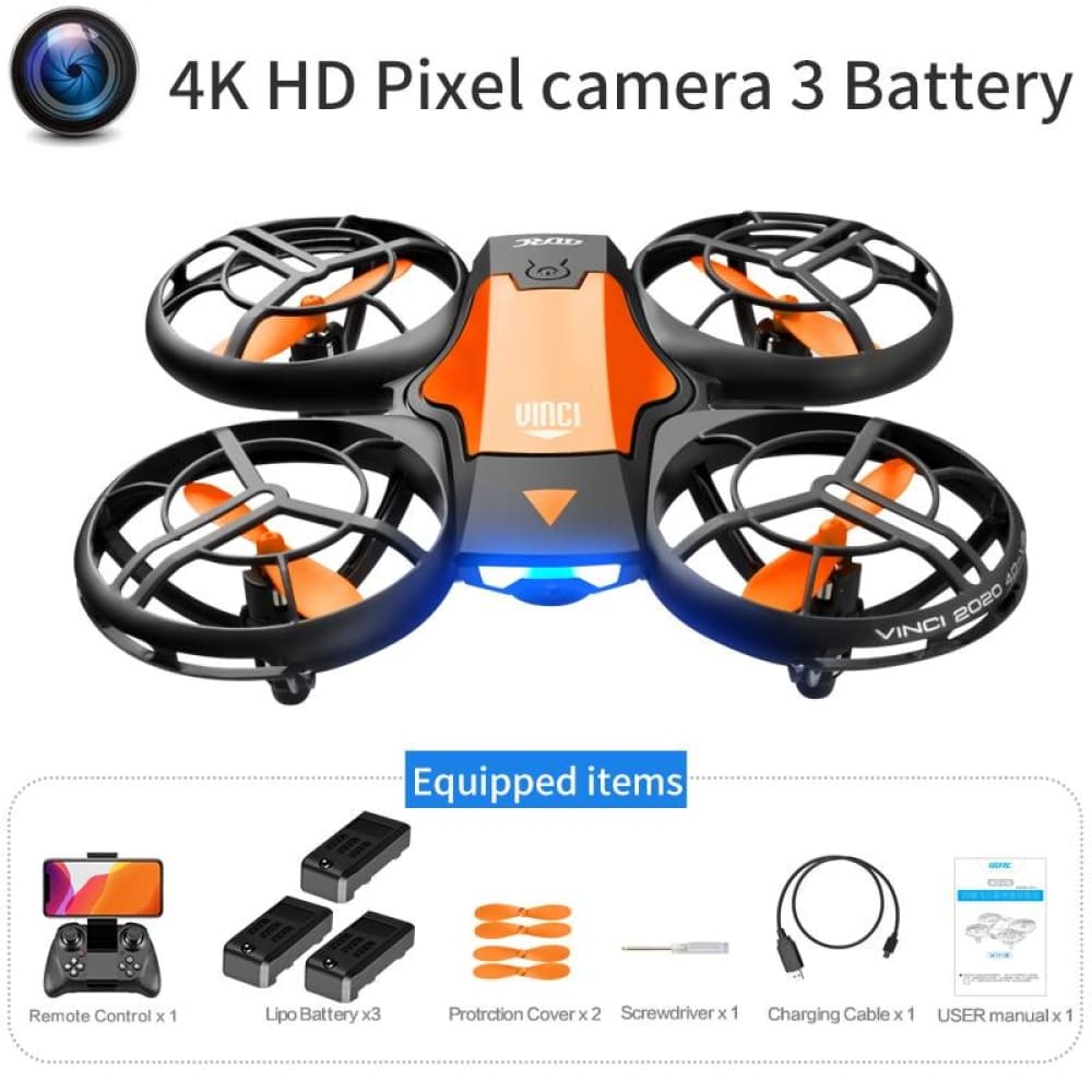 Mini Drone 4K 1080P HD Camera WiFi Fpv Quadcopter - 4K HD 