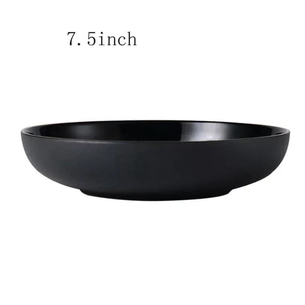 Rigorous black dining set - dining