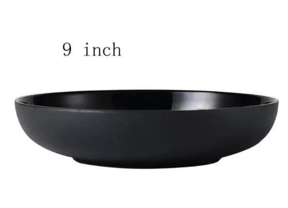 Rigorous black dining set - dining