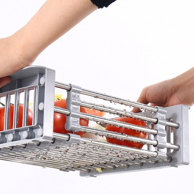 Expandable Stainless Steel Drain Rack