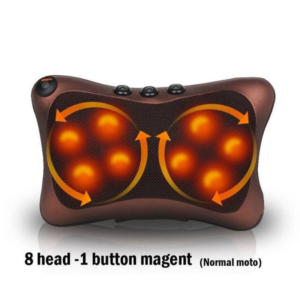 Vibrating Massage Pillow With Heating Vibrating Massage Pillow ELECTRONICS-HEAVEN 110V China 8-1 Normal moto, UK