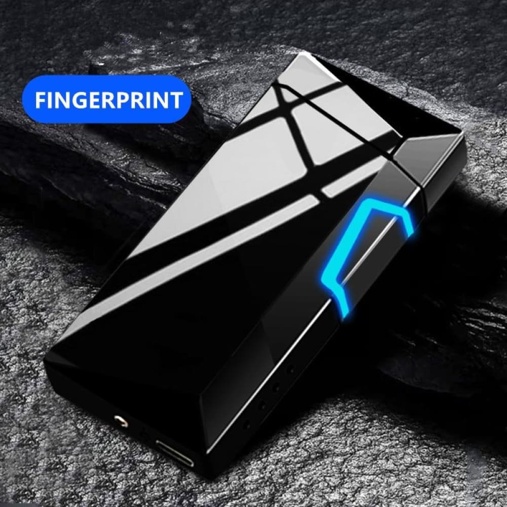 2019 Zinc Alloy Electronic   Pulse Usb Recharge Sense Touch Electric Arc Cigar Cigarette display power Lighter - ELECTRONICS-HEAVEN